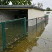 In Eisenhüttenstadt gilt die höchste Hochwasser-Alarmstufe. Foto: Patrick Pleul/dpa