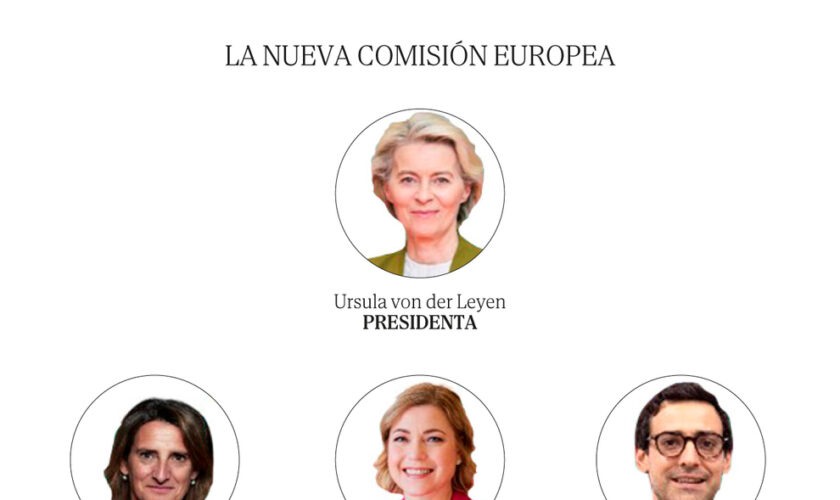 Von der Leyen nombra a Teresa Ribera vicepresidenta de Transición 'verde' y Competencia de la Comisión Europea y da entrada a un ministro de Meloni