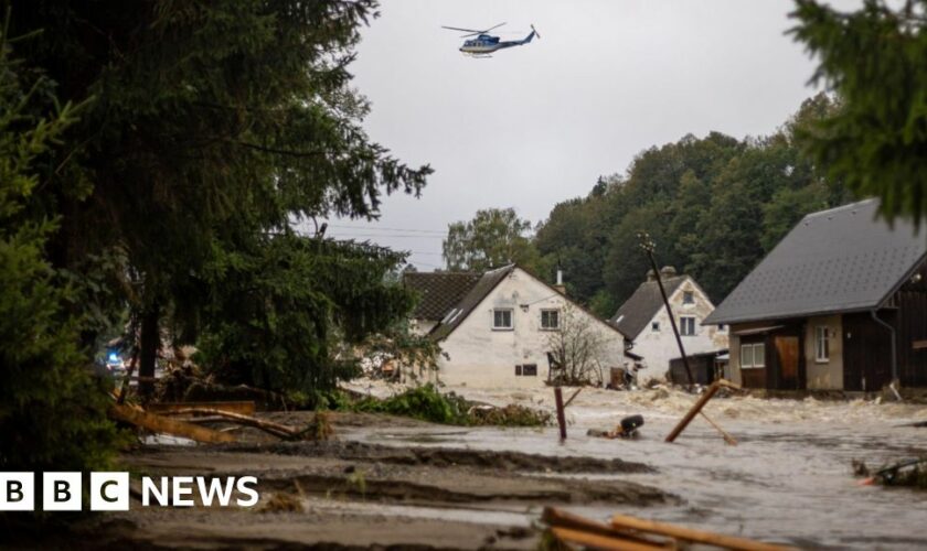 Watch: Helicopter and Jet Ski rescues as deadly floods hit Europe