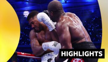 Anthony Joshua and Daniel Dubois