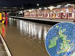 Weather warning issued as M5 flooding sees stranded drivers rescued from cars and train station looking like Venice canal with more downpours expected today