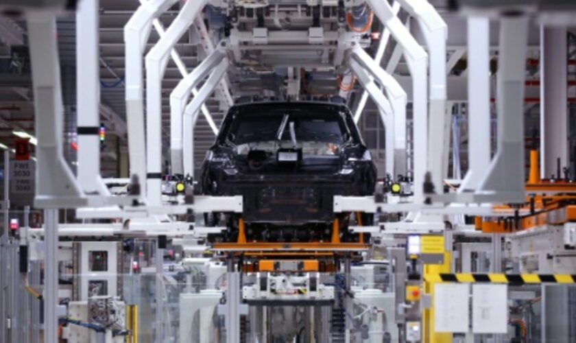 Produktion von VW-Elektroauto ID.3 in Zwickau