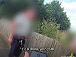 'Yes he is drunk': Wife caught on police camera shopping her drink-drive husband after motorists saw him driving erratically