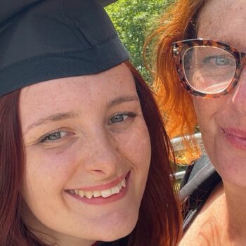 Undated handout photo of Daisy Cadet with her mother Ashleigh. A new species of moth has been discovered inside a home in Wales, thousands of miles from its native habitat in South America. It is believed two clearwing moths accidentally hitched a ride when they were still larvae inside a photographer's boot bag, travelling 4,500 miles from a tropical jungle in Guyana before ending up in Port Talbot. Issue date: Wednesday October 2, 2024.