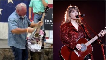 Texas man who smashed ‘Taylor Swift guitar’ with hammer after paying $4,000 at auction speaks out