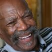 Alford Gardner who arrived in Britain in 1948 on the first Windrush ship to dock in Tilbury, Essex, speaking at his home in Leeds.