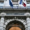 This photograph taken in Paris on February 16, 2022 shows the facade of the Court of Auditors (Cour des Comptes). (Photo by STEPHANE DE SAKUTIN / AFP)