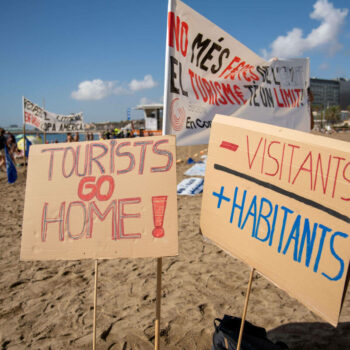 Eté touristique record en Espagne où les manifestations hostiles au surtourisme se multiplient