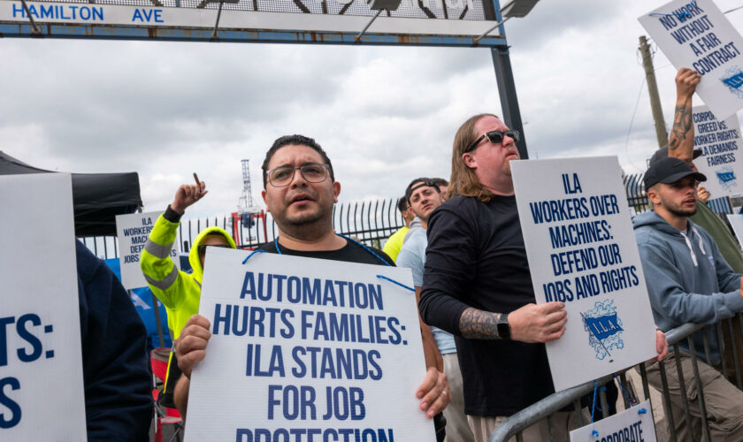 Aux États-Unis, la grève des dockers est une mauvaise nouvelle pour Kamala Harris