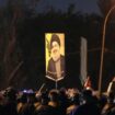 Une veillée en hommage à Hassan Nasrallah, défunt chef du groupe libanais Hezbollah, à Bagdad en Irak le 28 septembre 2024