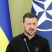 Volodymyr Zelensky en recevant à Kiev le nouveau chef de l'Otan Mark Rutte, jeudi 3 octobre 2024.