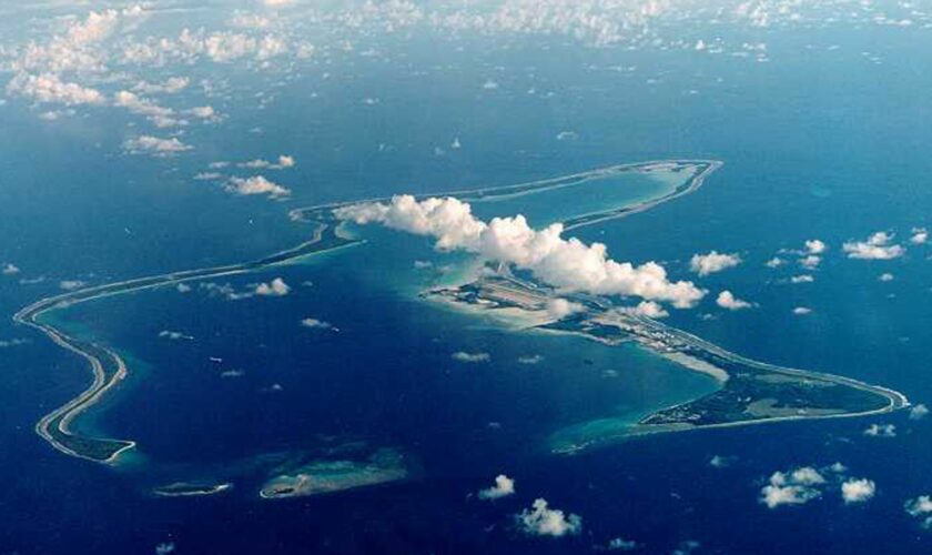 Diego Garcia, the largest island in the Chagos archipelago. Pic: Reuters