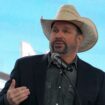 FILE - Garth Brooks speaks during a groundbreaking ceremony for the Tennessee Titans new NFL football stadium, Feb. 29, 2024, in Nashville, Tenn. (AP Photo/George Walker IV, File)