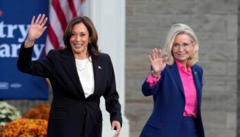 Liz Cheney dubs Trump ‘petty, vindictive and cruel’ as she campaigns with Harris and says she’ll vote Democrat for first time