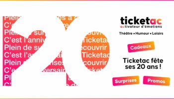 Bon plan théâtre : Ticketac fête ses 20 ans avec des promos exclusives