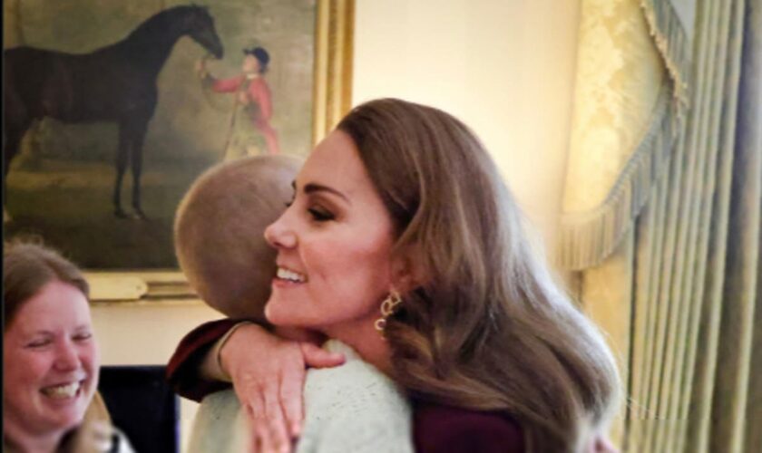 Palace ‘checking in daily’ on teenage cancer patient who shared emotional embrace with Princess Kate