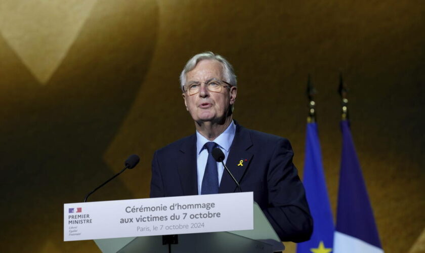 Guerre au Proche-Orient : «Nous ne laisserons rien passer», promet Barnier pendant la cérémonie d’hommage parisienne