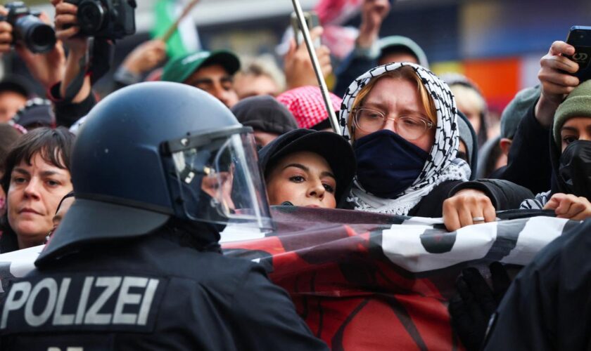 Berlin: Zusammenstöße bei Pro-Palästina-Demo