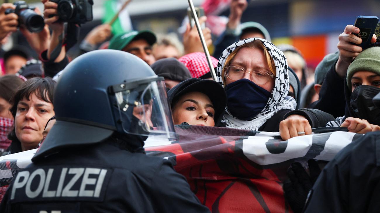 Berlin: Zusammenstöße bei Pro-Palästina-Demo