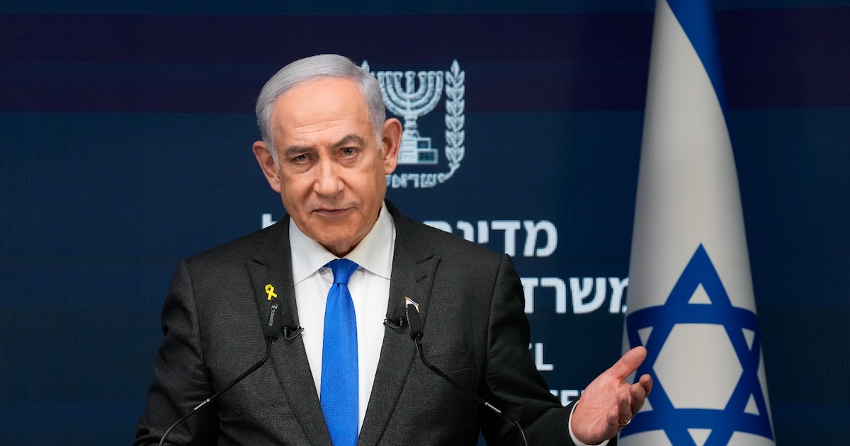 Le Premier ministre israélien Benjamin Netanyahu s'exprime lors d'une conférence de presse à Jérusalem, le 2 septembre 2024