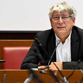 Le député LFI Eric Coquerel, président de la commission des Finances, le 16 octobre 2024 à l'Assemblée nationale à Paris lors d'une réunion de la commission