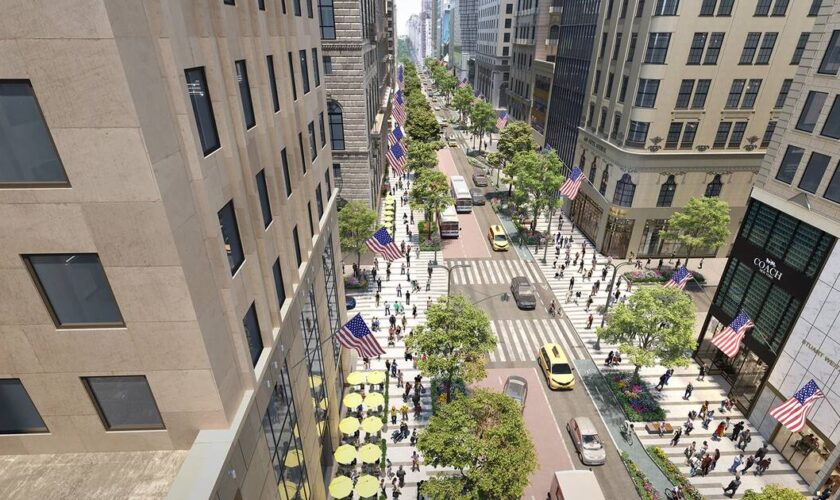 A New York, la mairie veut rendre la Ve Avenue aux piétons