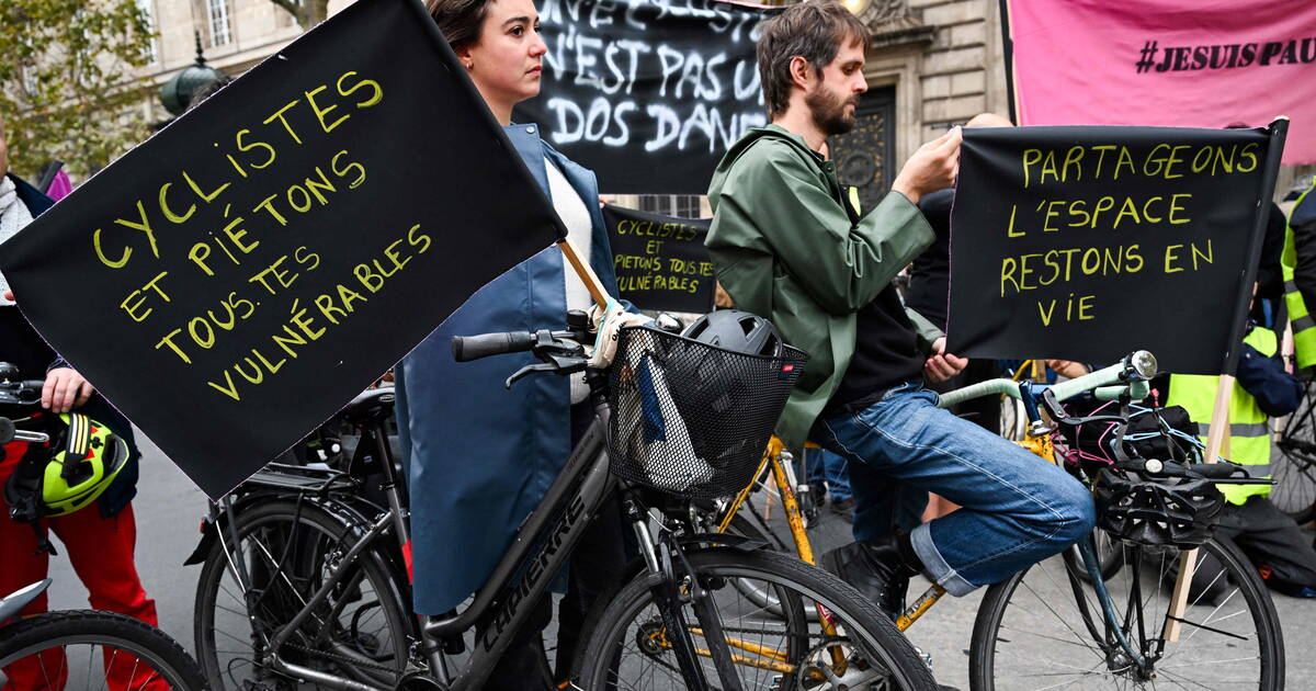 Cycliste tué à Paris : plusieurs centaines de personnes, dont la mère de la victime, ont manifesté dans l’émotion à Paris, Nantes ou Nice