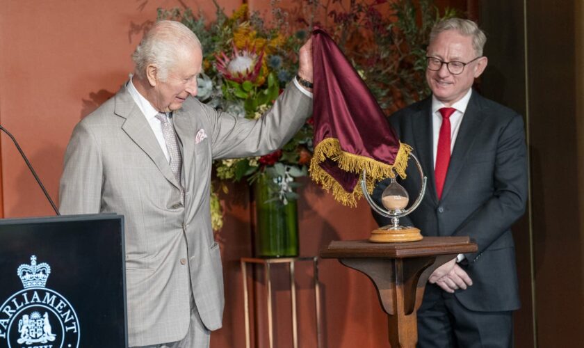 Royal news live: King Charles jokes about ‘sands of time’ as he gifts hourglass to local Australian parliament