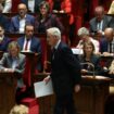 Michel Barnier peu avant son discours de politique générale à l'Assemblée nationale, le 1er octobre 2024