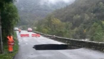 Ardèche : une femme de 58 ans est morte ce dimanche en tombant dans un trou formé par les crues sur une route