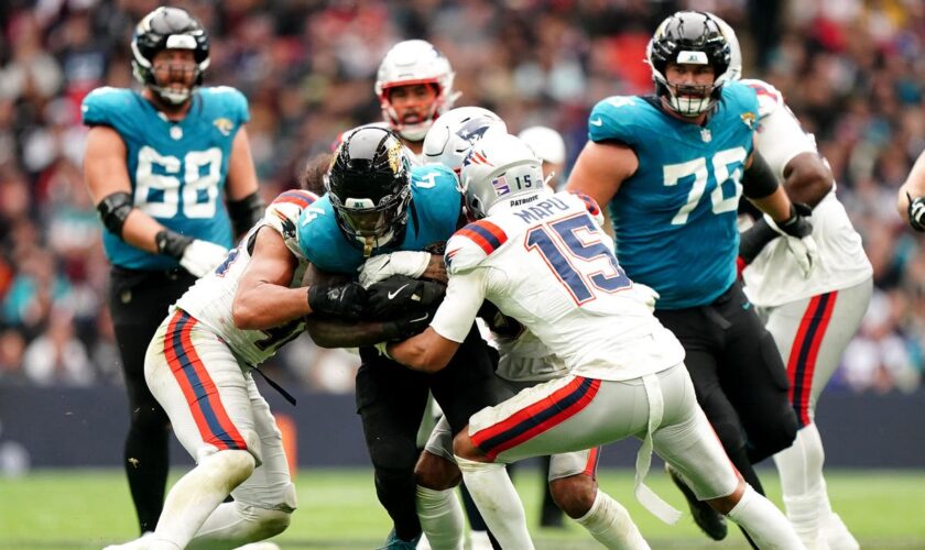 Jacksonville Jaguars close London trilogy with win over New England Patriots