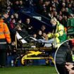 Assistant referee is rushed to hospital after being taken off on a stretcher during Championship clash