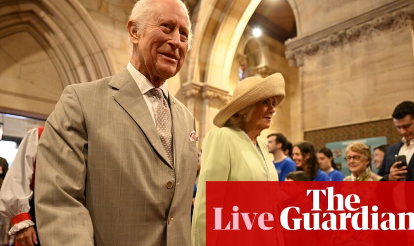 Australia news live: royal tour kicks off at Sydney church; Queensland LNP launches election campaign