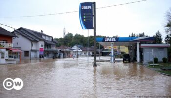 Erdrutsche und Überschwemmungen suchen Bosnien heim