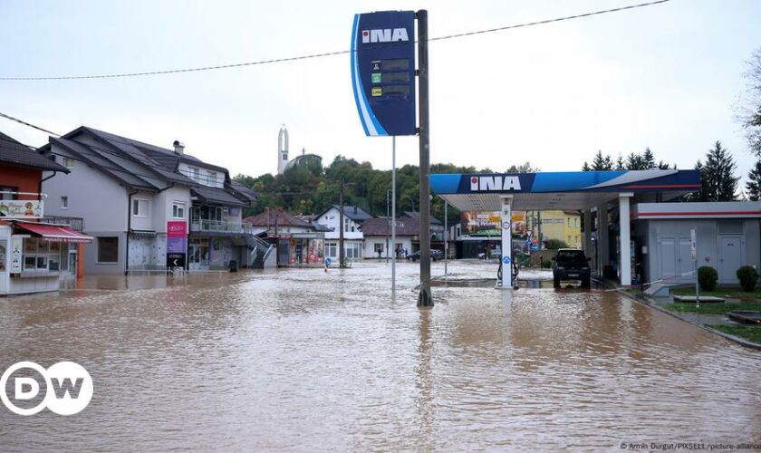 Erdrutsche und Überschwemmungen suchen Bosnien heim