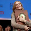 Isabelle Huppert émue et couronnée au 15e Festival Lumière de Lyon