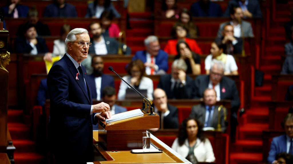 Michel Barnier au défi d'une première motion de censure, avant celle du budget