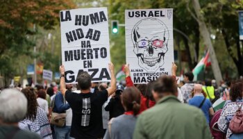 Miles de personas exigen en Madrid el fin del genocidio en Gaza