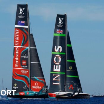 Vessels of Great Britain and New Zealand in the America's Cup