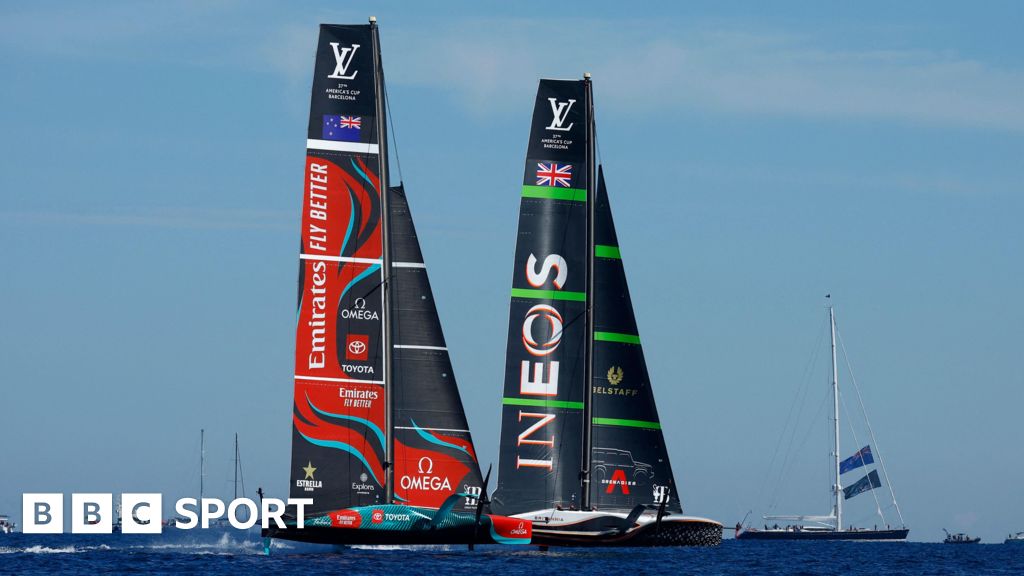 Vessels of Great Britain and New Zealand in the America's Cup