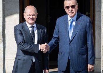 Olaf Scholz bei Recep Tayyip Erdoğan: Streit über Gaza-Krieg, Einvernehmen bei Waffenexporten