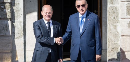 Olaf Scholz bei Recep Tayyip Erdoğan: Streit über Gaza-Krieg, Einvernehmen bei Waffenexporten