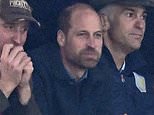 Prince William puts on an animated display as he watches his beloved Aston Villa play Bayern Munich in the Champions League