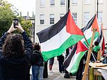 Pro-Palestinian protesters begin London march a year after October 7 attacks as police warn they'll arrest anyone showing support for Hamas or Hezbollah