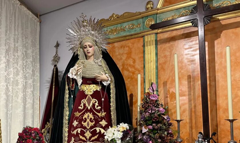 Procesiones de la Virgen del Pilar en su Mayor Dolor y del Rosario en Dos Hermanas para este sábado