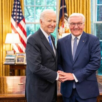 Höchste Ehren für Biden bei Deutschlandbesuch. (Archivbild) Foto: Guido Bergmann/Bundesregierung/dpa