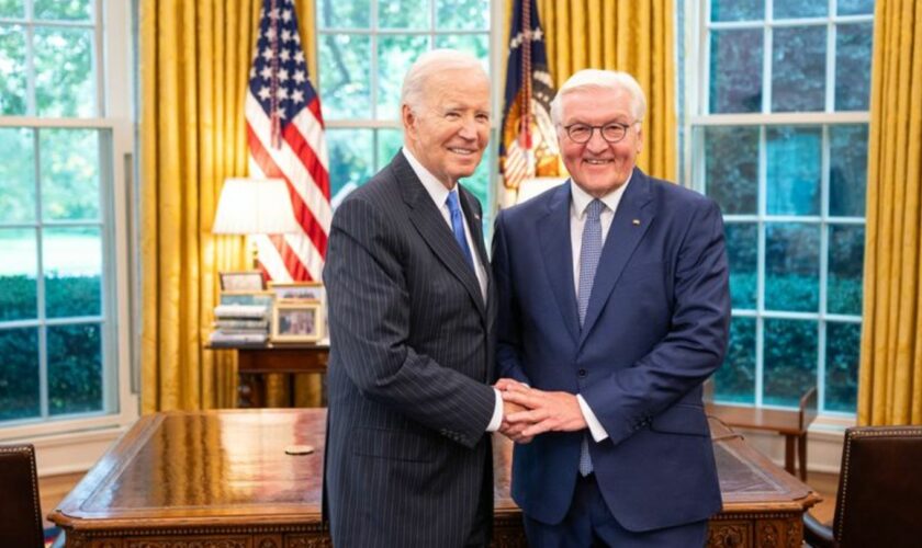 Höchste Ehren für Biden bei Deutschlandbesuch. (Archivbild) Foto: Guido Bergmann/Bundesregierung/dpa