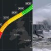 Storm Ashley forecast to become horror Category 3 cyclone - map shows Britain facing 110mph winds