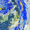 Storm Ashley strikes! Threat to life warning as weather bomb hits with 80mph winds and heavy rain - as Met Office map shows areas in firing line