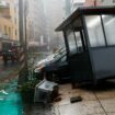 Taiwan: 'Weird' Typhoon Krathon lands on west coast